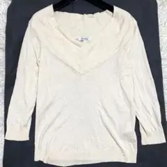 【美品✨】MaxMara シルク カシミヤ オフショルダーニット アイボリー M