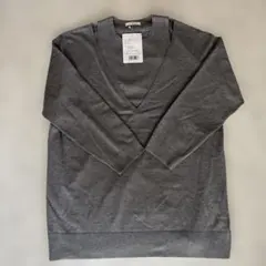 CLASSICAL ELF グレー Vネックセーター M 定価¥4,998