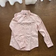 Ralph Lauren ラルフローレン　長袖シャツ 150 ピンク　ロゴ刺繍