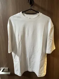 UNIQLO U エアリズムコットンオーバーサイズTシャツ ホワイト　メンズ