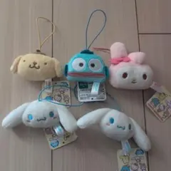 値下げ！サンリオ　ミニぬいぐるみストラップセット