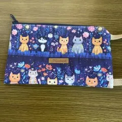 5点目100円♡新品♡ハンドメイド♡ねこちゃん♡ポーチ