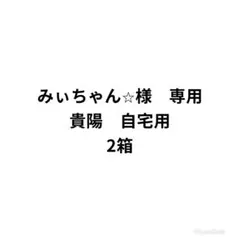 みぃちゃん⭐︎様　専用　貴陽　自宅用　2箱