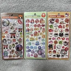 【人気】和柄 ボンボンドロップシール 3枚 正規品