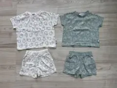【4点セット】ミッフィー Tシャツ・ショートパンツセット 90cm 100cm