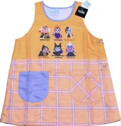 【新品】保育士 キャラクターエプロン ヴィランズ (オレンジ) M〜L