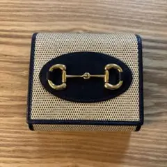 GUCCIホースビットキャンバス 二つ折り財布