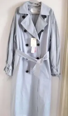新品【JOINT WORKS】ライトブルー トレンチコートのサムネイル