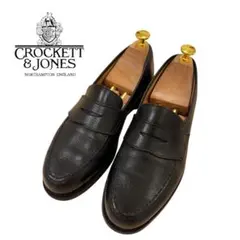【極美品】クロケット＆ジョーンズ ボストン2 ブラック シボ革 サイズ6E