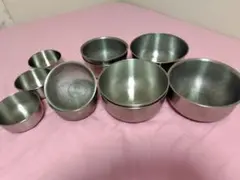 無印良品　ステンレス製ボウル・ザル13個セット