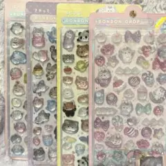 【正規品】4点セット⭐︎ボンボンドロップシール　ユニコーン　イオン【新品未開封】