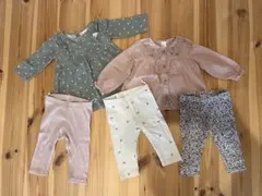 H&Mベビー服 5点セット 4-6M(66/48)