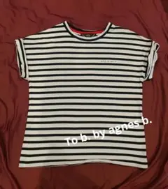 To b. by agnes b. ボーダー 半袖Tシャツ 38のサムネイル