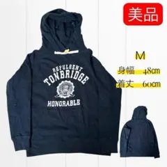 【美品】メンズ　トレーナー　パーカー　ネイビー　Ｍ