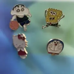 ピンバッチ四つセット