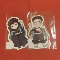 時透無一郎 悲鳴嶼行冥 鬼滅の刃 繋がるイラスト ミニスタンディ ツキイチクジ