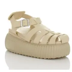 YELLO SALINI SANDALS 厚底サンダル ベージュL新品未使用