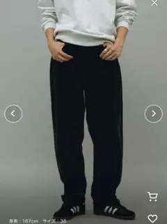 アーバンリサーチ コーデュロイ カーブパンツ　38
