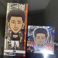 陣 千社札 ステッカー スクエアステッカー セット カウントダウン