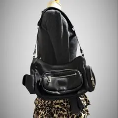 ショルダーバッグ Y2K 森ガール フェアリーグランジ 平成 黒 韓国