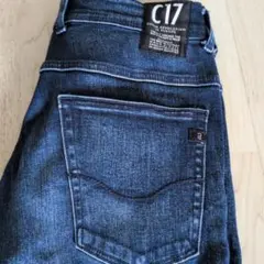 C17 ダークブルースリムフィットデニム