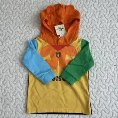 ホットビスケッツ ミキハウス フード付きトレーナー 80