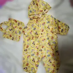 アンパンマン ベビーレインコート サイズ80