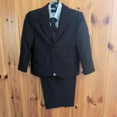 紺色スーツ 100cm シャツ、半ズボン、ネクタイ付き