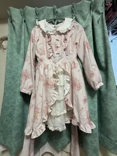 最終お値下げ価格 リズメロ マイメロ カシュクールワンピース オールピンク