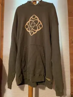 ヘンプ素材フーディー ダークグリーン