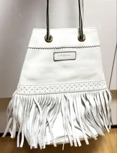 【美品・高級】J&M DAVIDSON カーニバル レザー フリンジ 2WAY