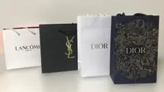 DIOR YSL LANCOME ショップ袋 4枚セット