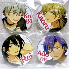 あんスタ ビーズログ 特典 UNDEAD アニメイト限定 缶バッジ 4点セット