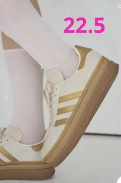 22.5cm adidas × SINDEL コラボ GAZELLE BOLD