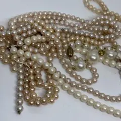 03040 パール　真珠　風　ネックレス