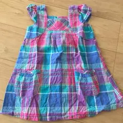 F.O.kids チェック柄ワンピース 100cmのサムネイル