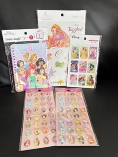 ディズニープリンセスシール5個セット