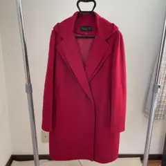 BASILE 28 赤ウールコート