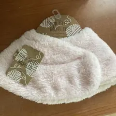 おやすみマフラー　ピンク