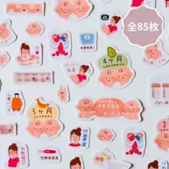 #51 双子ちゃん 母子手帳シール