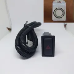 再再販 GDJ76W ランドクルーザー70 ハザードスイッチ 増設キット ④ 再再販 GDJ76W ランドクルーザー70 ハザードスイッチ 増設キット 黒