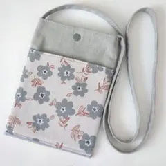 ハンドメイド サコッシュ スマホショルダー