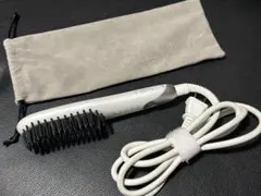 Agetuya ブラシヘアアイロン ホワイト