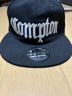 Compton キャップ ブラック ストリート