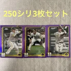 ソフトバンク シリアル3枚セット topps NPB chrome 2025