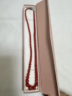 【本物確認済】天然赤珊瑚 ネックレス K18留具 約11.8g 土佐珊瑚 ケース 本物確認済】天然赤珊瑚 ネックレス K18留具 約11.8g 土佐珊瑚 ケース