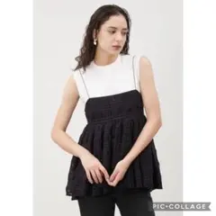 Mila owen タンクレイヤードペプラムキャミセットのサムネイル