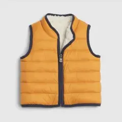 【美品】babyGAP ボアベスト オレンジ 12-18M 防寒 人気