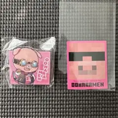 おおはらMEN ドズル社 カプセルアクリルクリップ マイクラスキン ステッカー
