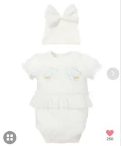 moimoln モイモルン　ロンパース　帽子セット 80サイズ